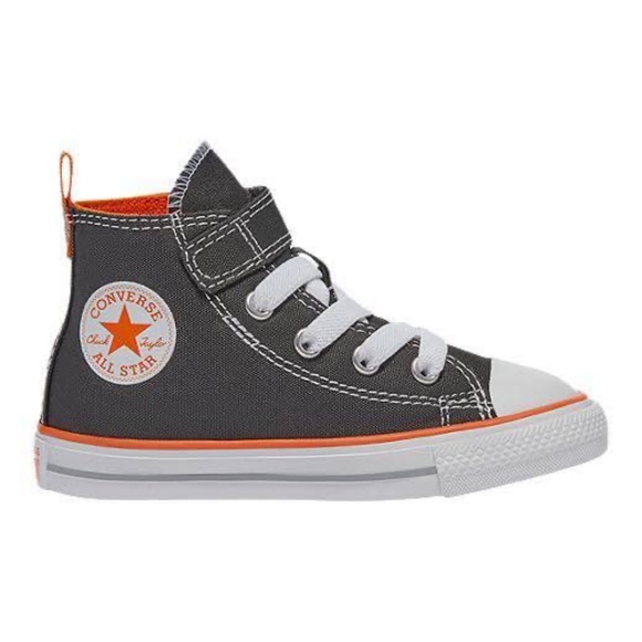 BRAND NEW boy toddler converse chuck Taylor all star hi velcro shoes size 9 - Picture 3 of 9